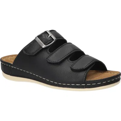 Easy Street Pinterry Slide Sandal In Black