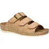 Easy Street Pinterry Slide Sandal In Natural