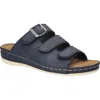 Easy Street Pinterry Slide Sandal In Navy