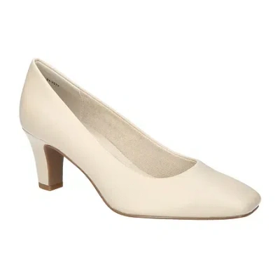 Easy Street Poet Womens Square Closed Toe Stiletto Heel Pumps In Multi