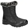 Easy Street Portland Faux Fur Lined Waterproof Boot In Black