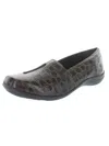 Easy Street Purpose Womens Faux Leather Square Toe Loafers In Multi