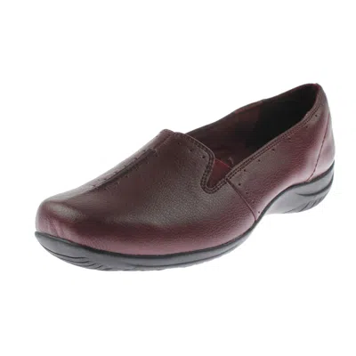 Easy Street Purpose Womens Faux Leather Square Toe Loafers In Pink