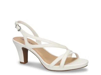 Easy Street Radiant Slingback Sandal In White