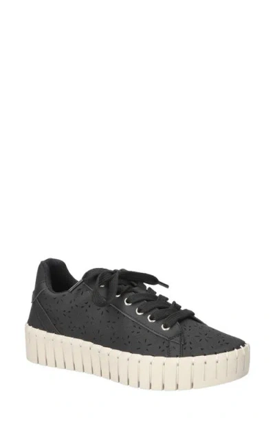 Easy Street Women's Retta Comfort Platform Sneakers In Black