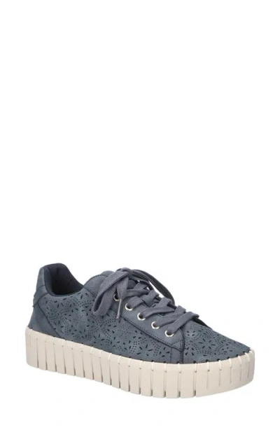 Easy Street Women's Retta Comfort Platform Sneakers In Navy