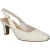 Easy Street Ritsa Slingback Pump In Bone