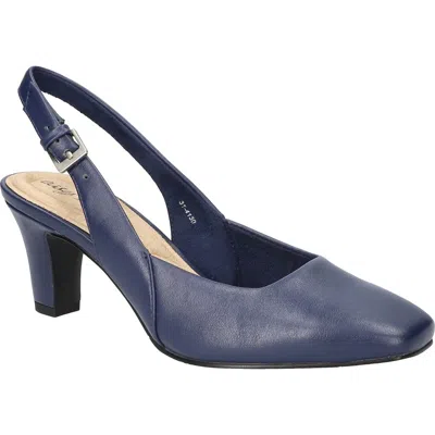 Easy Street Ritsa Slingback Pump In Navy