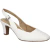 Easy Street Ritsa Slingback Pump In White