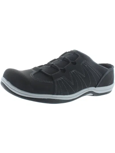 Easy Street Roam Womens Slip On Fitness Walking Shoes In Black
