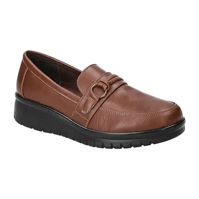 Easy Street Rochelle Womens Round Closed Toe Slip-on Shoe In Brown