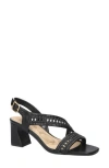 Easy Street Rowan Half D'orsay Sandal In Black