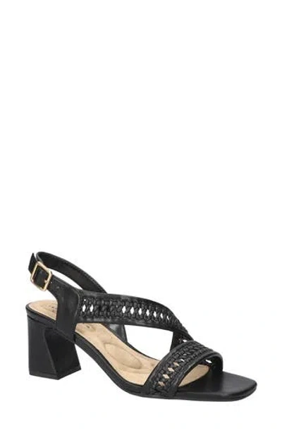 Easy Street Rowan Half D'orsay Sandal In Black