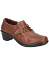 Easy Street Grove Womens Faux Leather Block Heels In Multi
