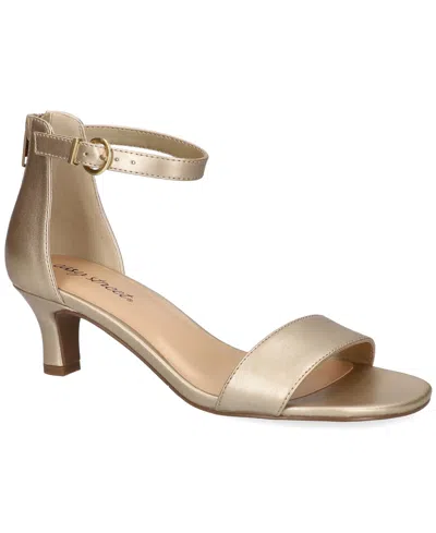 Easy Street Shalee Dress Sandals In Gold