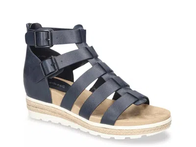 Easy Street Simone Gladiator Sandal In Blue