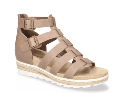 Easy Street Simone Gladiator Sandal In Brown