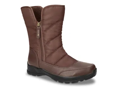 Easy Street Snowfall Winter Boot In Brown