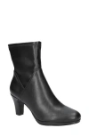 Easy Street Solana Womens Block Heel Manmade Ankle Boots In Black