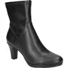 Easy Street Solana Womens Block Heel Manmade Ankle Boots In Black