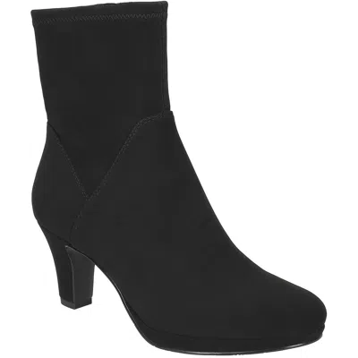Easy Street Solana Womens Solid Manmade Mid-calf Boots In Black