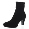 Easy Street Solana Womens Zip Up Round Toe Ankle Boots In Multi