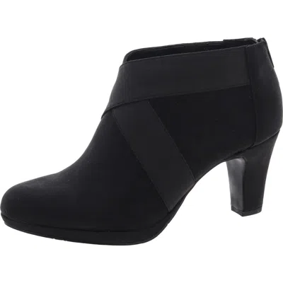 Easy Street Spice Womens Metallic Faux Leather Ankle Boots In Multi