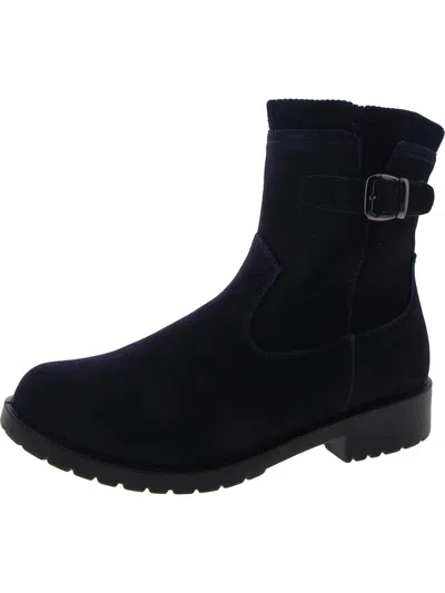Easy Street Sunisa Womens Lightweight Booties Ankle Boots In Blue