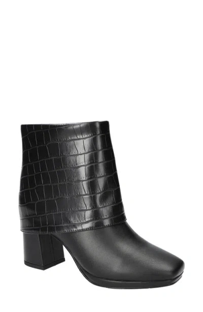 EASY STREET EASY STREET SUTTON FOLDOVER CUFF PLATFORM BOOTIE