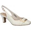 Easy Street Sway Slingback Pump In Bone