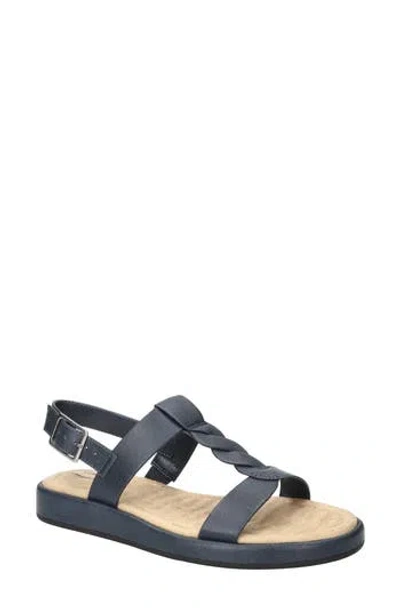 Easy Street Tampa Slingback Sandal In Navy