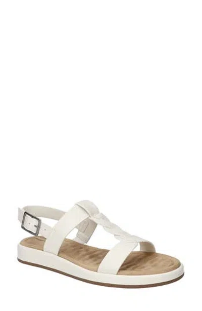 Easy Street Tampa Slingback Sandal In White