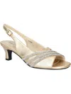 Easy Street Women's Teton Buckle Slingback Dress Sandals In White