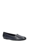 Easy Street 312930 Womens Solid Man Made Loafers In Navy