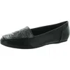Easy Street Thrill Womens Suede Manmade Loafers In Multi