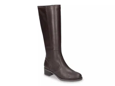 Easy Street Tucker Boot In Dark Brown Synthetic