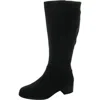 EASY STREET TUCKER WOMENS ZIPPER SYNTHETIC KNEE-HIGH BOOTS
