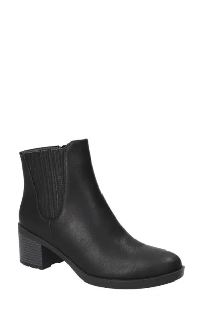 Easy Street Tulsa Faux Leather Bootie In Black