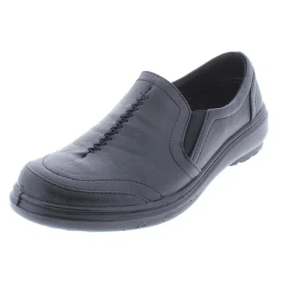 EASY STREET ULTIMATE WOMENS FAUX LEATHER FLATS LOAFERS