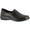 Easy Street Ultimate Womens Faux Leather Padded Insole Loafers In Brown