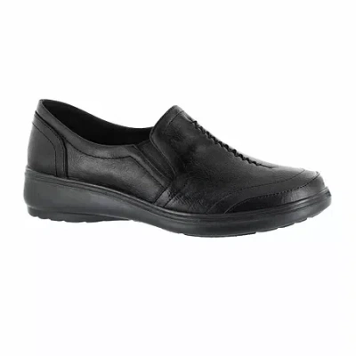 Easy Street Ultimate Womens Round Slip-on Shoe In Black