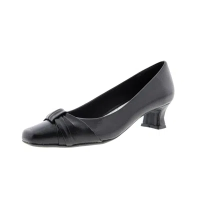 Easy Street Waive Womens Solid Slip On Pumps In Black