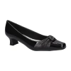 Easy Street Waive Womens Square Closed Toe Kitten Heel Pumps In Black