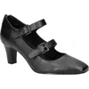 Easy Street Willis Square Toe Mary Jane Pump In Black