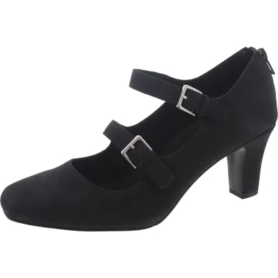 EASY STREET WILLIS WOMENS FAUX SUEDE PADDED INSOLE MARY JANES