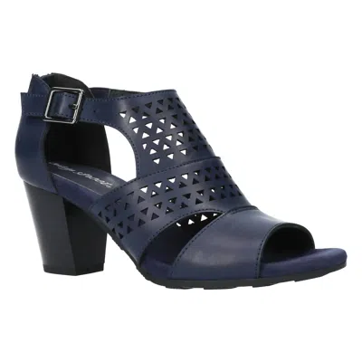 Easy Street Women's Adara Heeled Sandal In Navy