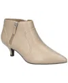 Easy Street Annalee Womens Zip Up Slip On Ankle Boots In Almond