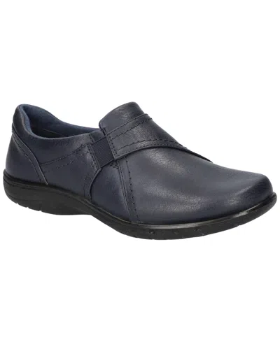 Easy Street Women's Ariah Comfort Flats In Navy