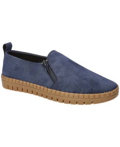 Easy Street Women's Astoria Zip-up Flats In Blue