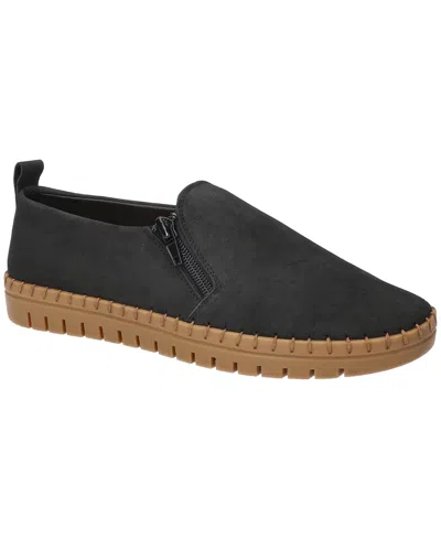 Easy Street Women's Astoria Zip-up Flats In Black